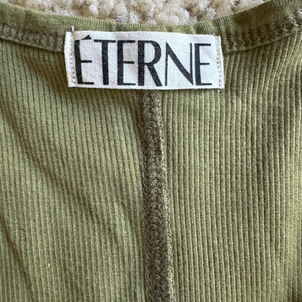 Eterne Tank Mini Dress Olive - Picture 3 of 7